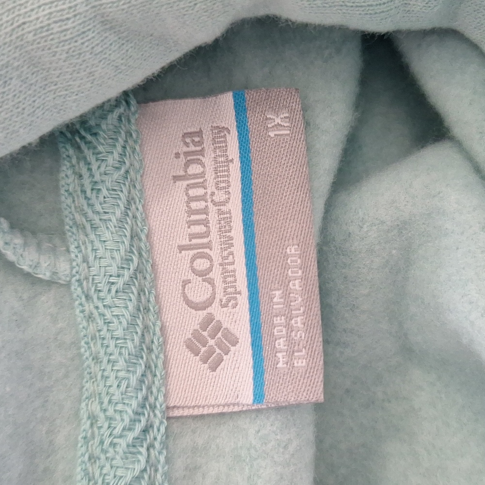 Columbia Trex Teal Pullover Hoodie - Picture 6 of 7